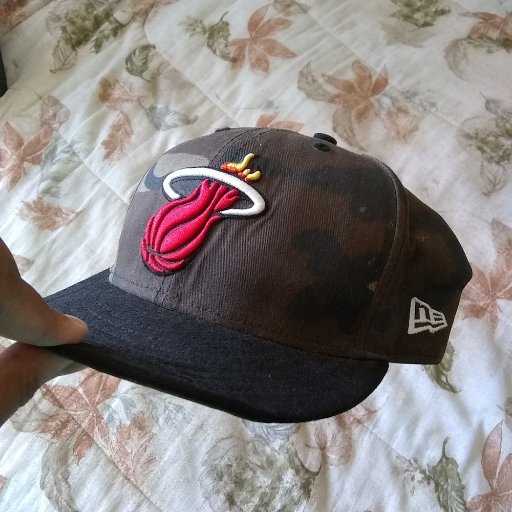 Miami Heat camo fitted